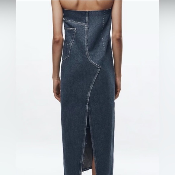 ZARA TRF TOPSTITCHED DENIM DRESS
LIMITED EDITION - New - Picture 3 of 11